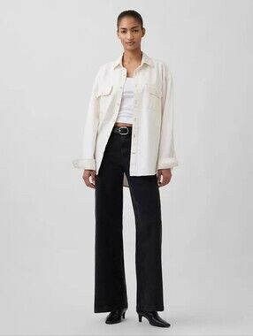 GAP High Rise Stride Wide-Leg Jeans